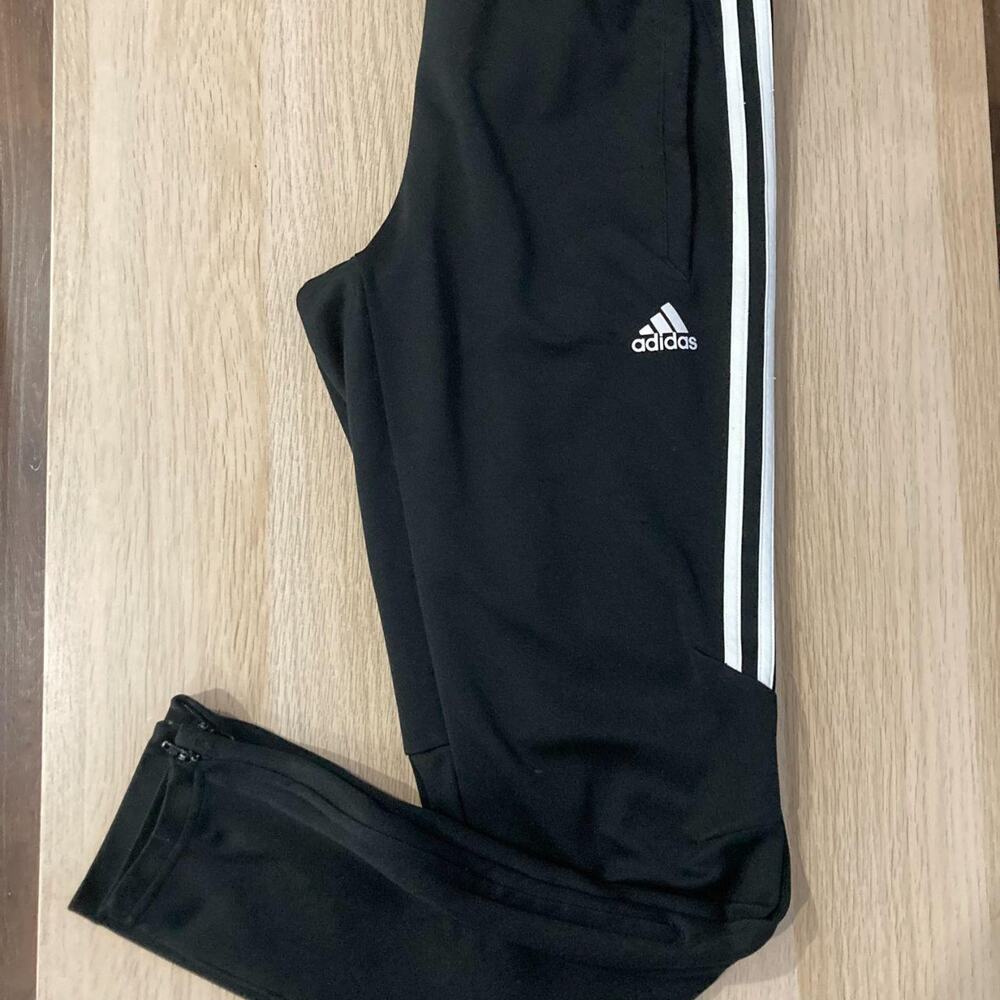 Adidas tiro 21 track pants / White 3-Stripes Women's Size M